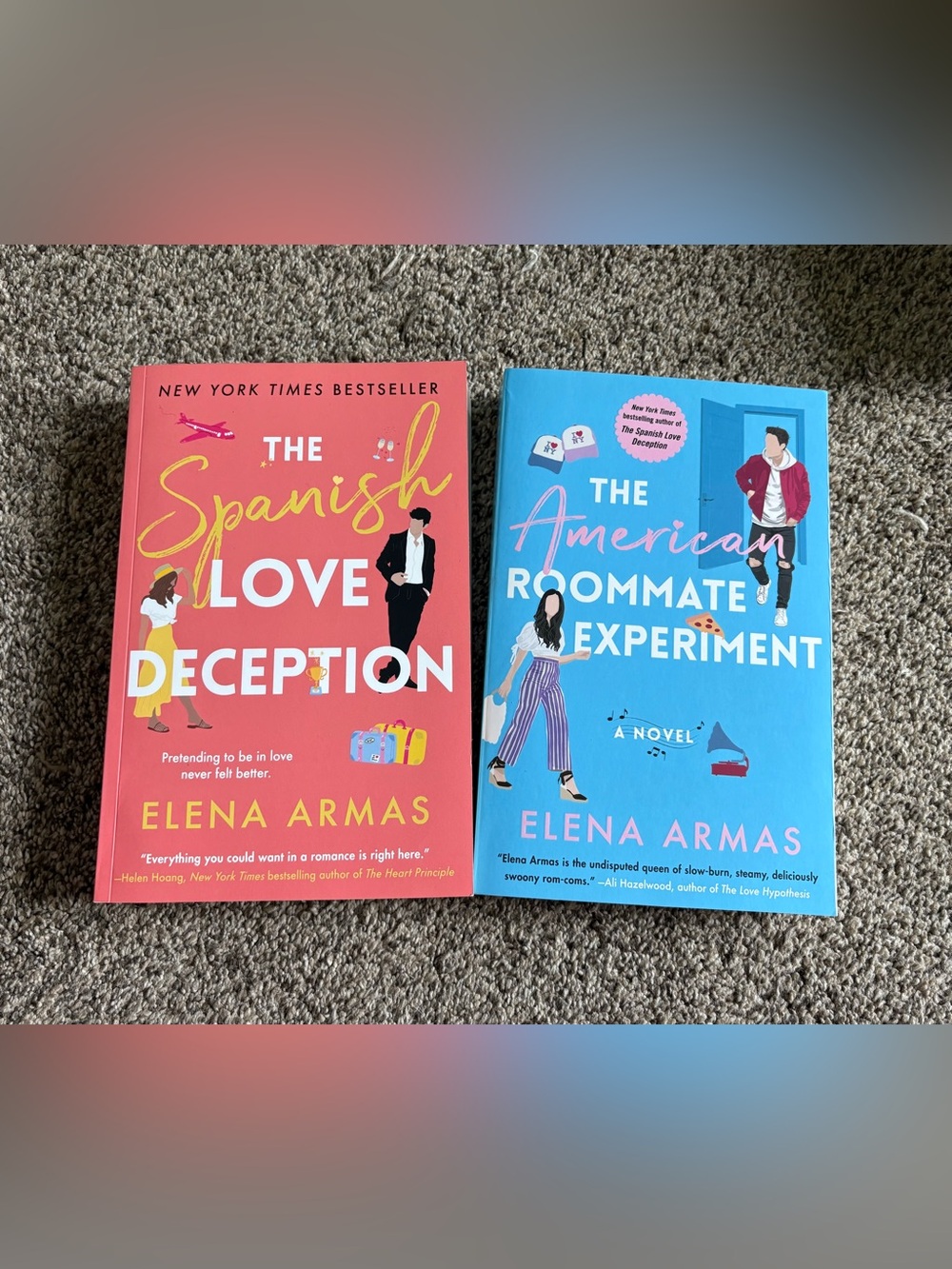 Elena Armas books - Spanish Love Deception & American Roommate Experiment